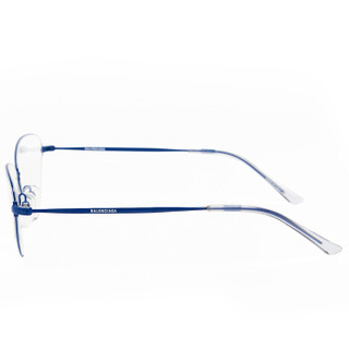 巴黎世家(BALENCIAGA)眼镜框男女 镜架 透明镜片蓝色镜框BB0015O 004 61mm