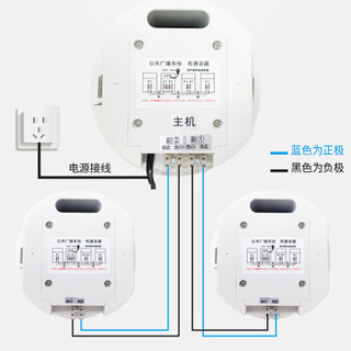 先科（SAST）D30无线蓝牙吸顶喇叭音响套装吊顶音箱有源天花背景音乐广播家用 一拖三