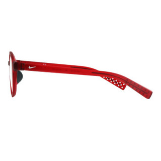 NIKE 耐克 儿童款红色镜框红色镜腿全框光学眼镜架眼镜框 5011AF 601 47MM