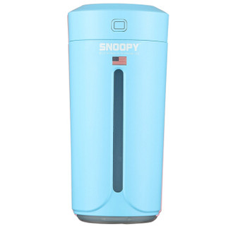 美国史努比（SNOOPY）家用车载加湿器 USB迷你静音办公室喷雾保湿补水器小型便携式彩光杯香薰机 SP-N363