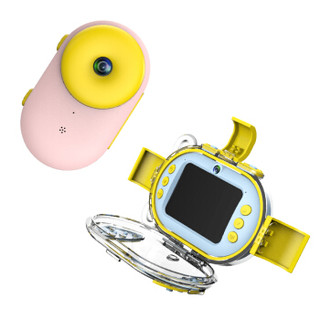 MXM喵小兔魔法圈防水儿童智能照相机玩具宝宝礼物高清数码可拍照粉色