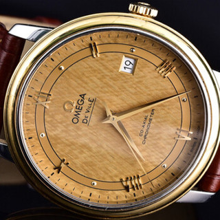 欧米茄（OMEGA）手表 碟飞系列机械男表 424.23.40.20.08.001 39.5mm 金色 棕色 皮革