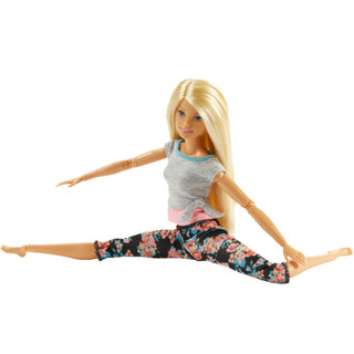 芭比（Barbie）之新百变造型娃娃女孩玩具礼物瑜伽换装芭比关节可动 FTG81