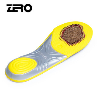 零度(ZERO)健康鞋垫男 男女款磁石红外线舒适透气功能鞋配件 D7303CE 枣红 37