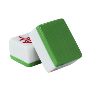 盛玉麻将牌 一级正品44mm墨绿色 大号麻将 家用手搓麻将牌