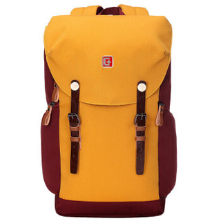 SWISSGEAR 双肩包 男女14.6英寸电脑包 轻便时尚包SA-9879黄色