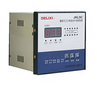 德力西智能无功补偿控制器JKL5C 380V 6回路 塑壳电容补偿器配合电容使用