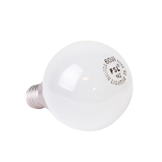 佛山照明（FSL）节能白炽灯泡磨砂泡E14小口60W 磨砂球泡