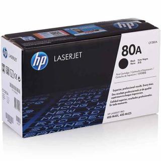 惠普(HP) CF280A 原装黑色硒鼓 80A （适用HP LaserJetPro 400 M401打印机系列 和400 M425 MFP系列）
