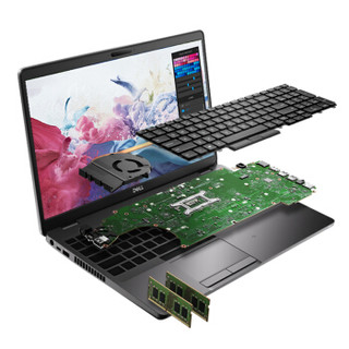 戴尔（DELL）Precision3540侠士版15.6英寸移动图形工作站笔记本I5-8265U/8G/512G/WX2100/100%sRGB/雷电3