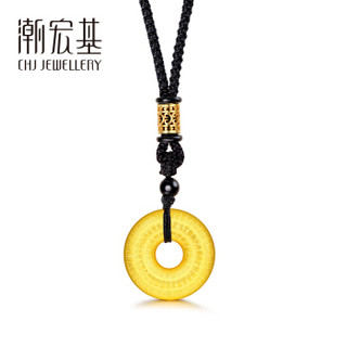 潮宏基 CHJ JEWELLERY 古法-八吉祥法宝 足金黄金吊坠 计价 XPG30014906 约8.8g（工费360元）