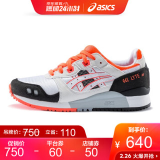 ASICSTIGER/亚瑟士 女 休闲运动鞋 GEL-LYTE III OG  白色/黑色 36