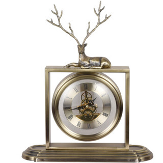 北极星（POLARIS）挂钟金属挂表创意客厅壁钟时尚大气豪华时钟现代静音石英钟表8339Q