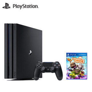 SONY 索尼 PlayStation 4 Pro+《小小大星球3》 游戏机套装 1TB 黑色