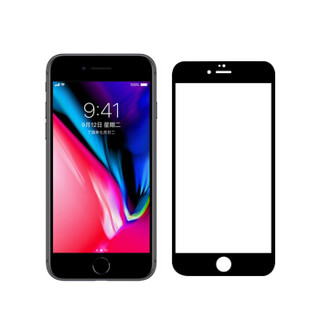 HotFire iPhone 8/7 Plus钢化膜 苹果8p/7p 手机钢化膜 全屏手机贴 全玻璃膜 黑色