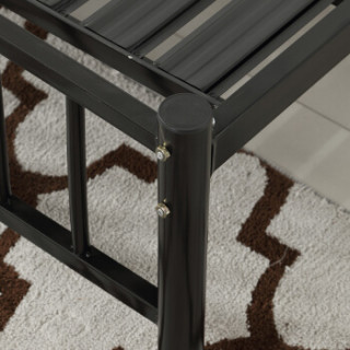 佐盛钢制单人床铁床板家用床宿舍床公寓2000*1200*1000款2