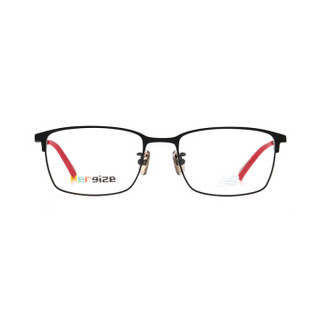NEW BALANCE 新百伦眼镜框新款眼镜近视磨砂黑色镜框护目镜全框眼镜架 NB05170X C02 55mm