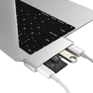 HyperDrive苹果转接头type-c扩展坞MacBook Pro Air转换器iPad拓展坞usb-c hub笔记本电脑配件SD卡读卡器u盾