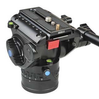SIRUI 思锐 液压云台 VH10X 含快装板 带手柄云台 摄像机 单反相机 专业液压阻尼云台
