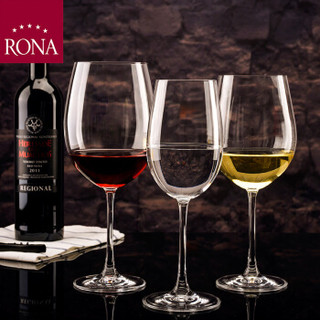 洛娜（RONA）斯洛伐克进口红酒杯高脚杯葡萄酒杯440mL*2支装