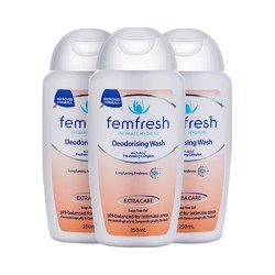 femfresh 芳芯 女性护理液 加强版 250ml*3瓶