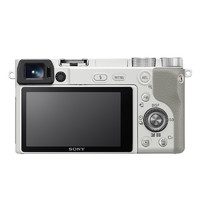 索尼Alpha 6100 APS-C画幅微单 数码相机 (白色 ILCE-6100L A6100L 16-50mm镜头）