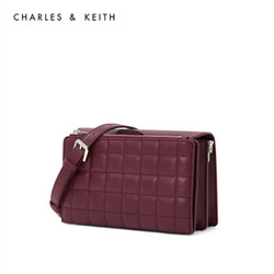 CHARLES＆KEITH女 CK2-20270315 女士格纹小方包