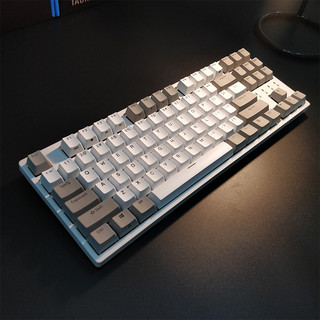 DURGOD 杜伽 TAURUS K320 87键 有线机械键盘 天然白 Cherry银轴 无光