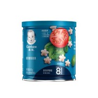 Gerber 嘉宝 婴儿辅食宝宝零食 菠菜番茄泡芙 星星米饼 磨牙饼干米饼49g（8月龄以上） *4件