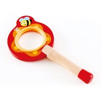 Hape小蜜蜂放大镜红色科学实验儿童益智玩具3岁以上培养兴趣爱好探索世界男孩女孩玩具 *7件