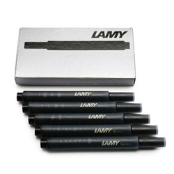 LAMY 凌美 T10 一次性墨水胆笔芯 黑色 5支装 1.25ml/支