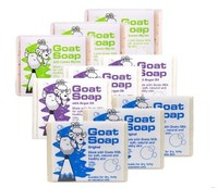 Goat 山羊 天然羊奶皂套装 9件套(柠檬100g*3+原味100g*3+摩洛哥坚果100g*3))