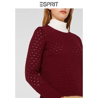 ESPRIT 埃斯普利特 119EE1I043 女士长袖镂空毛衣