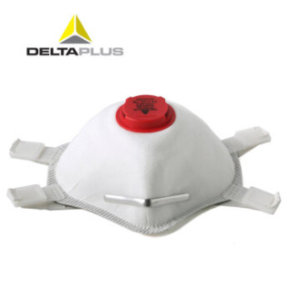 DELTAPLUS 代尔塔 104019 欧标FFP3 带呼吸阀头戴式口罩 10只(2盒)