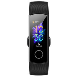 HONOR/华为荣耀智能手环5 NFC版 陨石黑（AMOLED彩屏触控+贴身血氧检测+50米防水+实时心率检测+NFC和扫码支付+适配安卓&iOS平台+10种运动模+14天续航 ）