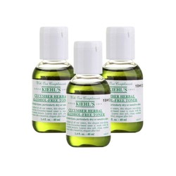 Kiehl's 科颜氏 小黄瓜水爽肤水40ml*3瓶 *2件