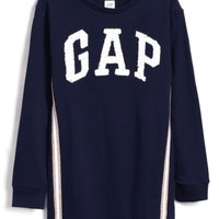 Gap 盖璞 489702 女孩Logo徽标圆领长袖