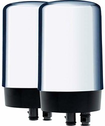 BRITA 碧然德 水龙头净水系统 替换过滤器 铬面 2个