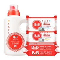 B＆B 保宁 婴儿洗衣液1.5L+洋槐皂*2+甘菊*2