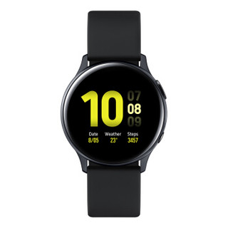SAMSUNG Galaxy Watch Active2 三星手表 智能运动户外手表 蓝牙通话/运动监测/触控表圈 40mm铝制 水星黑