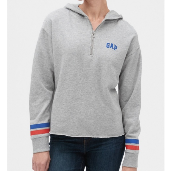 商品gap 盖璞 496322 logo徽标长袖连帽卫衣