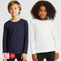 UNIQLO 优衣库 儿童HEATTECH ULTRA WARM圆领T恤