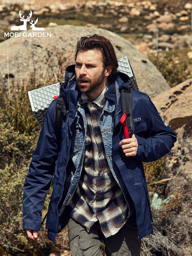 mobi garden 牧高笛 zmb1418009 中性户外三合一冲锋衣