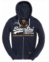 中亚prime会员：Superdry/极度干燥  男式连帽运动开衫