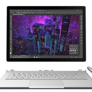 银联专享： Microsoft 微软 Surface Book 13.5英寸笔记本电脑（i5、8GB、256GB） 官翻版