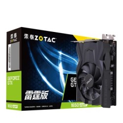 ZOTAC 索泰 GTX1650 Super 雷霆版 MA 显卡 4G