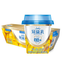 蒙牛 冠益乳酸奶 芒果燕麦藜麦100g*3杯*12件+ 餐后半小时原味 200g*3瓶*4件