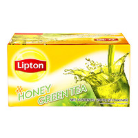 立顿Lipton 蜂蜜绿茶 绿茶茶粉茶叶 20包200g 方便袋装绿茶 办公室休闲下午茶 *2件