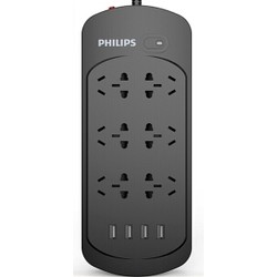 PHILIPS 飞利浦 新国标USB智能插排 4USB 6孔位