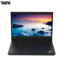 联想ThinkPad E495（0BCD）14英寸轻薄笔记本电脑（锐龙5-3500U 8G 512GSSD FHD Win10）黑色